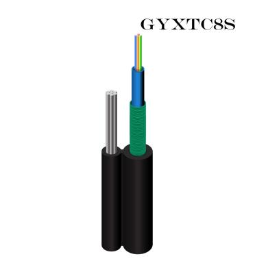 China 12 24 Cores Armoured Self Supporting Fiber Optic Cable GYXTC8S for sale