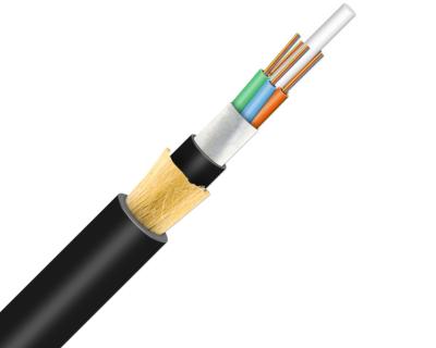China HDPE 100m 200m Span ADSS Self Supporting Aerial Fiber Optic Cable 48 96 Core for sale