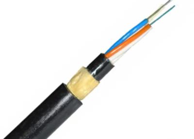 China Double PE Sheath Adss Aerial Fiber Optic Cable 48 Cores Single Model All Dielectric Self Supporting for sale