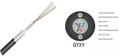 Chine GYXY 8 creuse le tube lâche central extérieur 3km de câble optique de fibre à vendre