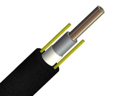 China HDPE Outdoor Fiber Optic Cable FRP Strength Member 6 8 12Core Single Mode for sale