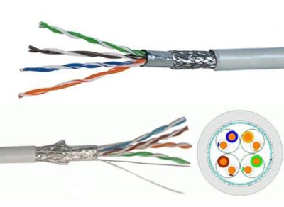 China SFTP CAT5E 24AWG Network Cable 1000 Ft CCA CU Fluke Test 1000ft 305m LSZH Jacket for sale
