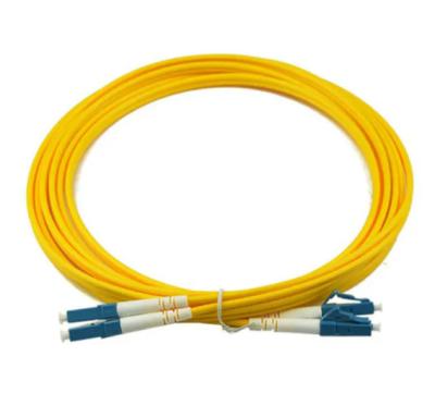 China 10m G657a2 G657a1 Lc To Lc Fiber Patch Cable Single Mode Duplex Fiber Jumper for sale
