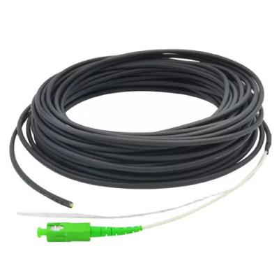 China Black 4.0 SC APC FTTH Patch Cord FTTH Drop Cable 50M 20M Sc Upc for sale