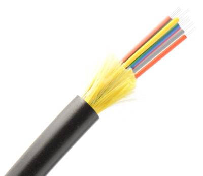 China 12 Fiber LSZH Sheath Indoor Fiber Optic Cable Multimode Fiber Optic Cable OM1 OFNP for sale
