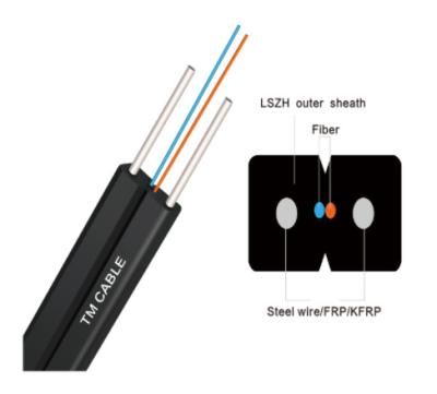 China GJXFH GJYXCH GJYXFCH Indoor Armored Fiber Optic Cable G657a Drop Cable For Ftth for sale