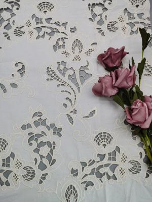 Laser Cut Embroidery Eyelet Lace Fabric