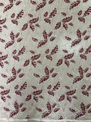 China Tone - Tone Color French Chantilly Lace Fabric For Lady Garment for sale