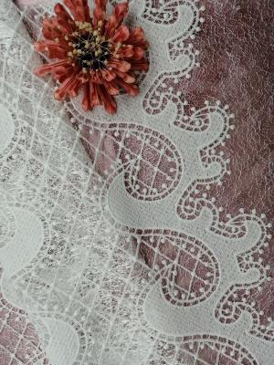 China Cutwork Cutwork Lace Fabric for sale