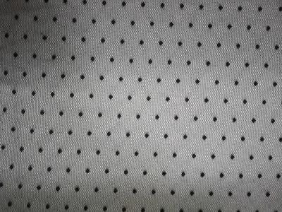 China Black Polka Dot Elastic Mesh Soft Stretch Lace Fabric for sale