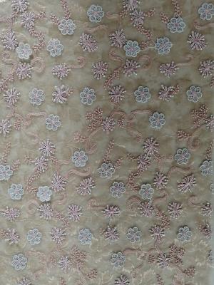 China 100 Yards Embroidered Lace Fabric for sale