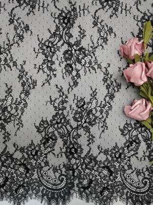 China 100% Nylon Flower Lace Fabric for sale