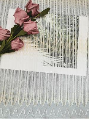 China Tom linear amarrado do bordado de Geo - Tone Polyester Lace Trim à venda