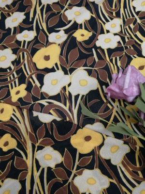 China O OEM Mesh Tulle Printed Lace Fabric fez malha a largura de 145CM à venda