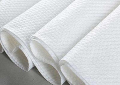 China Viscose Polyester Pearl Spunlace Cloth Disposable Wipes Spunlace Nonwoven Fabric for sale
