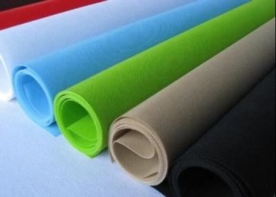 China Blue Color PET Nonwoven Fabric with Customized Print Patterns for sale