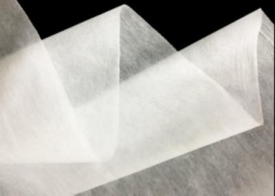 China Suave de alta resistencia del enlace termal de la tela no tejida lisa blanca del ES en venta