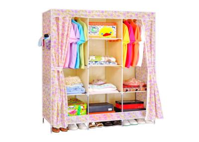 China Bedroom Design Foldable Plastic nonwoven Portable Dustproof for wardrobe cabinet for sale