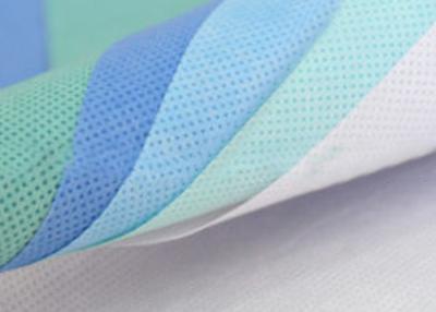China Hidrófugo azul médico no tejido disponible del vestido quirúrgico de la mascarilla en venta