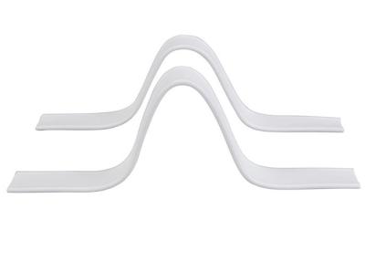 Chine Plein fil noir blanc non tissé PP/PE de pont de nez de fil de nez de masque protecteur de plastique à vendre