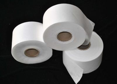 China suavidad lisa blanca de la tela no tejida termal del enlace de 20gsm ES para las mascarillas KF94 en venta