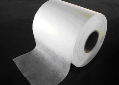 China Bicomponent ES Non Woven Fabric Good Elasticity White Color For Medical Uniform for sale
