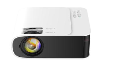 China 1920*1080P TFT LCD FHD LED Projector 300 ANSI Compatible With TV Stick Video Games for sale