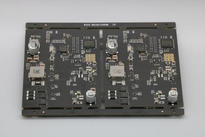 中国 液浸の金/HASLが付いている黒いSoldermask多層PCB板FR4材料 販売のため
