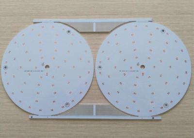 China LED Aluminum PCB Single Layer Wite Soldermask PCB Board manufacturer for sale