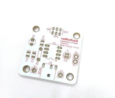 China 2 Layers FR-4 White Soldmask Red Silkscreen Electronic Printed Circuit Board PCB for sale