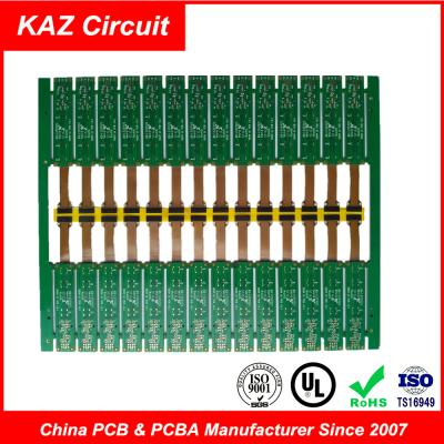 China Kupfer-2 Schicht FR-4 Leiterplatte PWB PUs ENIG steifes Flex Circuit Board 1.6mm 1oz zu verkaufen