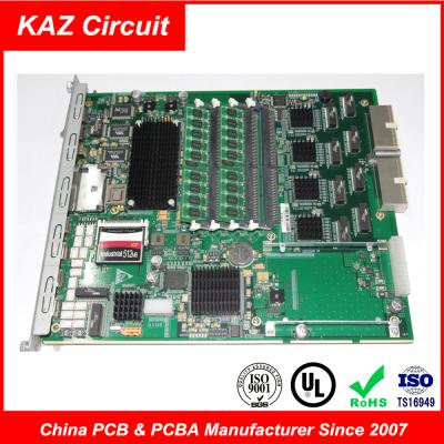 China Control industrial 4 capas placa de circuito impresa de ENIG 1oz TG150 FR4 1-2U 