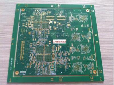 China 12 capas del minuto 2 de la interconexión de alta densidad HDI de Mil Line Width High TG imprimieron a placas de circuito en venta