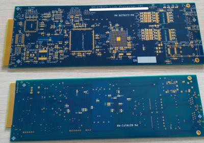 China 6 Layers FR4 Prototyping PCB ENIG Surface Hard Plating Gold Finger 10u
