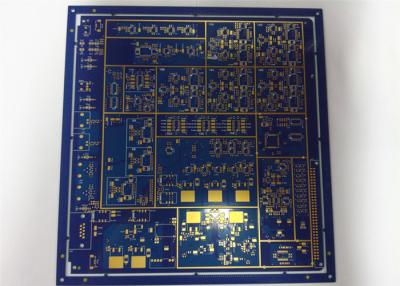 China Durable Mulilayer HASL Blue Solder Mask HDI Printed Circuit Boards for sale