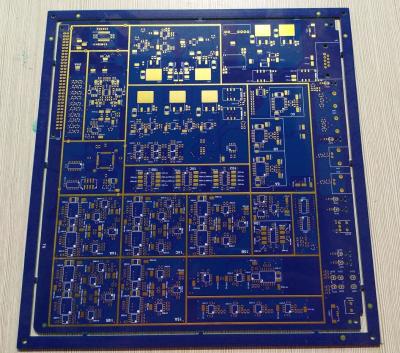 China 8 Layers FR4 Blue Soldmask 1.6mm 1OZ Copper Thickness Multilayer PCB Board for sale