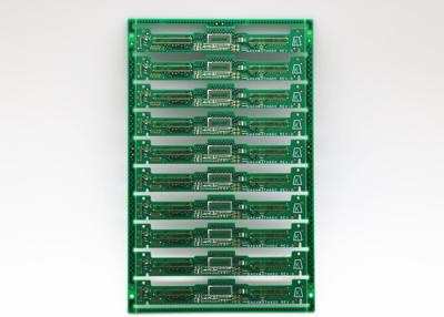 China cortinas de 10L HDI 0.1mm através placas de circuito impresso do verde 2oz Soldermask de ENIG de 2U de” à venda