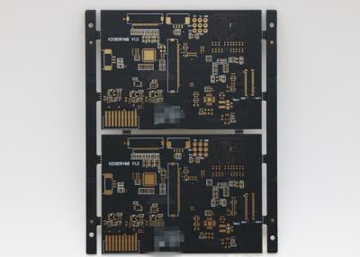 China Heavy Copper 6L Black Soldermask Immersion Gold  FR4 Print Circuit Board PCB for sale