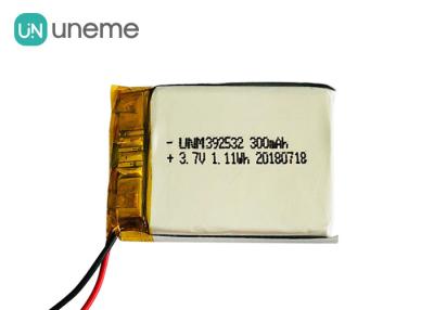 China Bluetooth Tracker Lithium Polymer Battery Pack , 4.0mm*25.0mm*34.0mm Custom Lipo Battery for sale