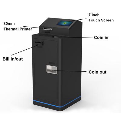 China Android Self Checkout Kiosk Steel Bill Payment Self Ordering Kiosk LCD With Printer for sale