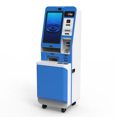 China Windows Self Payment Kiosk Interactive Card Reader Checkout Cash Payment Kiosk for sale