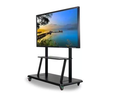 China 8ms Conference Room Smartboard 100 Inch TV Freestanding Smart Interactive Screen for sale