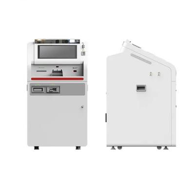 China Intelligent Kiosk Cash Dispenser Touch Screen Atm Cash Deposit Machine Floor Standing for sale