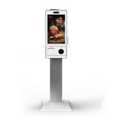 China Food Payment Touch Screen Ordering System Self Service Kiosk For Restaurants for sale