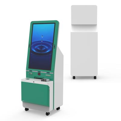 China Reconocimiento facial autoimpresión quiosco escritorio terminal pos hotel quiosco impresora en venta