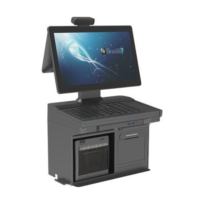 China OEM Windows POS System 15.6 Inch Electronic Cash Register Restaurant POS Machine for sale
