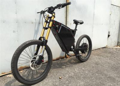 China High Speed Full Suspension Adult Electric Bike , Stealth Bomber Ebike For All Terrain for sale