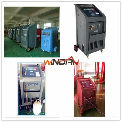 Chine Machine de réutilisation réfrigérante du taux de récupération de 97% a/c avec de la nouvelle huile de recharge, équipement réfrigérant de récupération à vendre