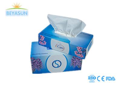 China Soft 2 Ply 14GSM Paper Virgin Wood Pulp White Cube Box Facial Tissue for sale