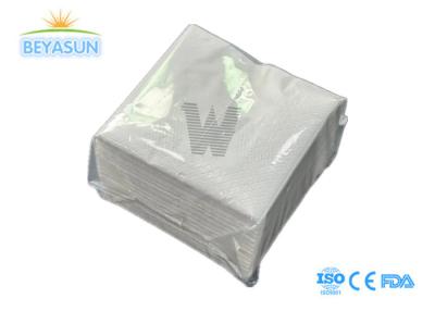 Chine Papeterie à serviettes en papier à l' air blanc, serviette personnalisée, serviette de toilette, papier pour la fête de mariage à l' hôtel à vendre